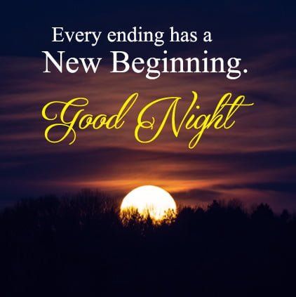 Beautiful Good Night Images With Quotes With Stars Dark